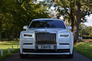 White Rolls Royce Phantom 8 hire